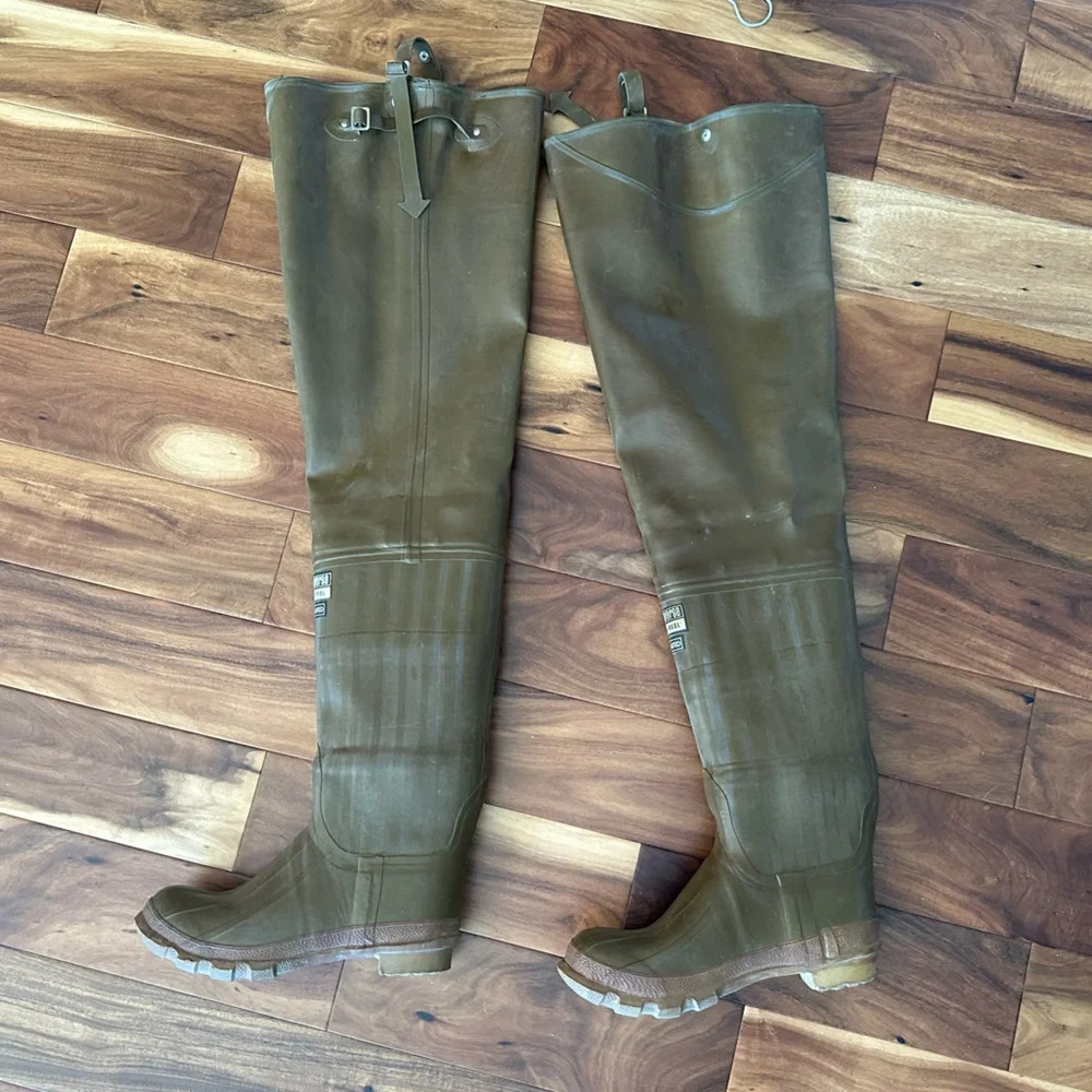 Converse Rod & Reel Vintage Insulated Fly Fishing Hip Boots size 9